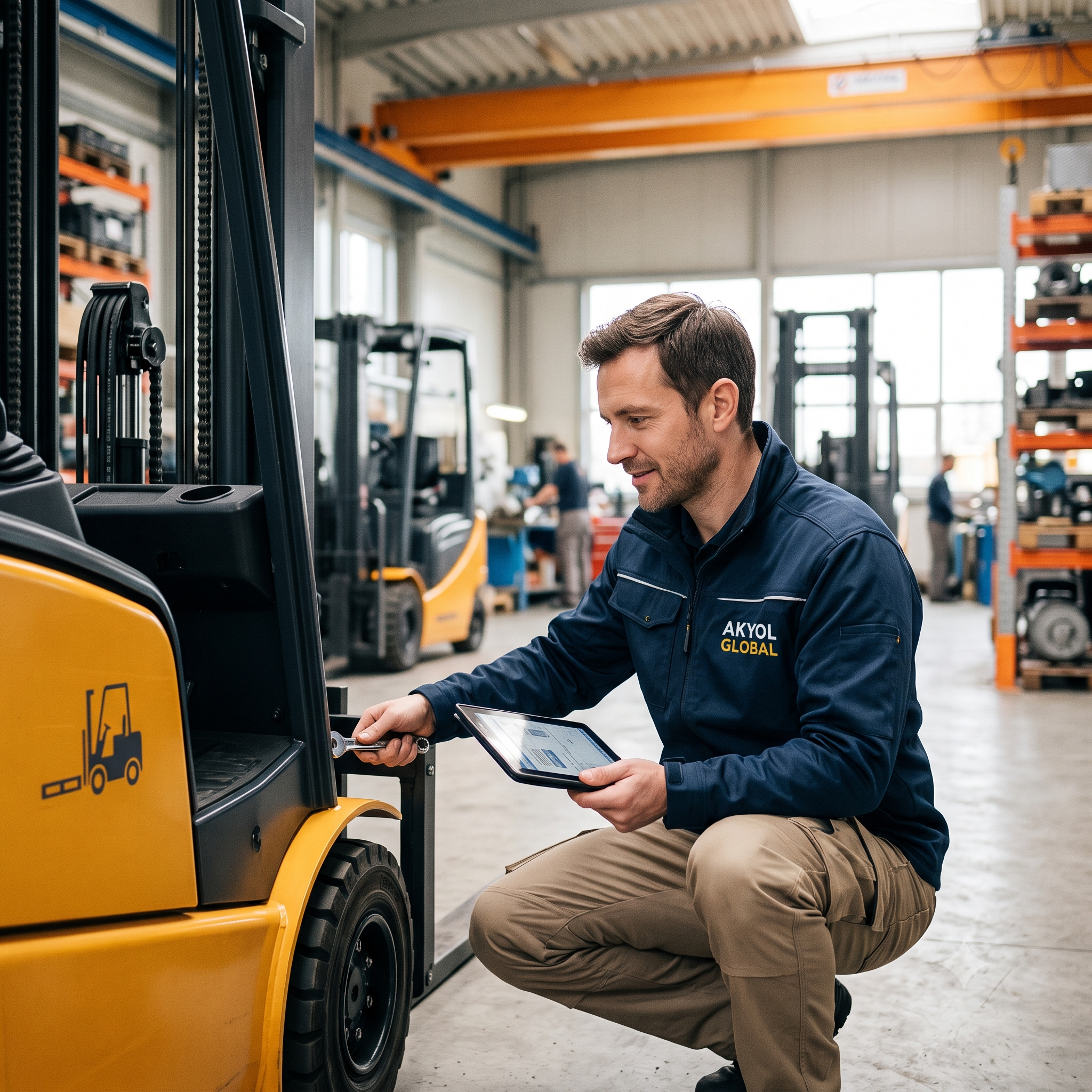Forklift Depo Çalışması
